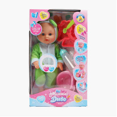 Пупс функціональний (UKA-A 0940-14) wtoys, озвучування українською мовою, звук, від батарейок, пє, ходить в туалет, в коробці