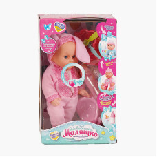 Пупс функціональний WToys (UKA-A 0940-6) українська озвучка, звук, від батарейок, п'є, ходить до туалету