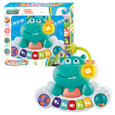Піаніно 87958 (72) "WToys", ОЗВУЧУВАННЯ УКРАЇНСЬКОЮ МОВОЮ, пісні, підсвічування, казки, брязкальце, пальчикові ігри, в коробці