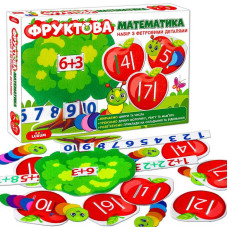 Гра розвиваюча Ludum Фруктова математика (МЕ 5032-15)