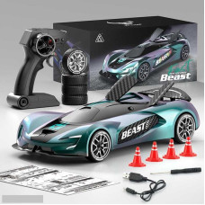 Машина на радіокеруванні (SG 208 PRO) підсвічування, звуки, акумулятор 3.7v, пульт 2.4 ghz, 4 конуси, викрутка, запасні колеса, в коробці