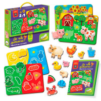 Игра с липучками Vladi Toys Где чей детеныш (VT 1310-05)