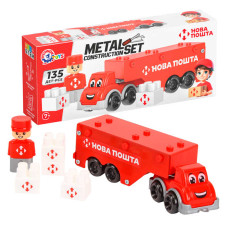 Конструктор металевий Фура (1416) technok toys, 135 деталей, викрутка, в пакеті