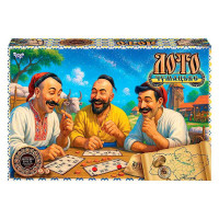 Настільна гра Чумацьке ЛОТО бочата (DTG105) danko toys, 90 барил, 24 картки та 100 фішок, в коробці