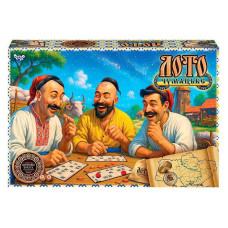 Настільна гра Чумацьке ЛОТО бочата (DTG105) danko toys, 90 барил, 24 картки та 100 фішок, в коробці