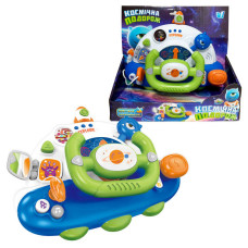 Кермо Космічна подорож (48140) wtoys, озвучування українською мовою, 5 казок, 10 загадок, 10 пісень, звуки, підсвічування, в коробці