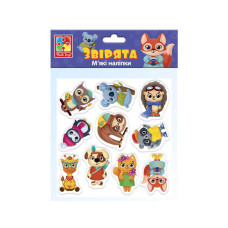 М`які Vladi Toys (vt4210-10) наліпки Звірята -