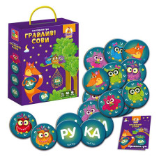 Настільна гра Vladi Toys Бачу слово! Грайливі сови (VT 8033-08)