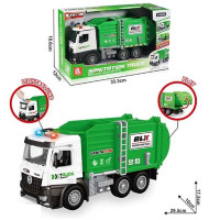 Санітарна машина (23088-4) свіло, звук, інерція, 1:16, гумові колеса, двері та кузов відчиняються, кермо обертається, в коробці