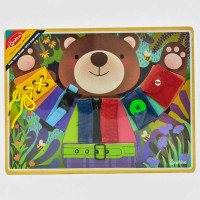 Бізіборд дерев'яний Ведмедик (З 37155)