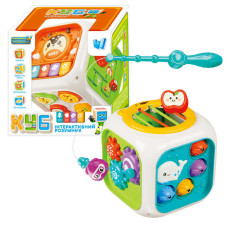 Куб інтерактивний розумник Wtoys (30671) озвучування українською мовою, в коробці