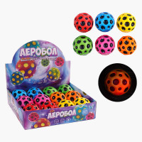 М`яч WToys (C 66805) Гравіті бол , ціна за 12 штук В блоці, діаметр - 6 см, підсвічування, в коробці