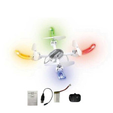 Квадрокоптер Y 22 (18) знімний акумулятор 3.7V, пульт 2.4 GHz, USB-кабель, headless mode, підсвічування, режими підсвічування, в коробці