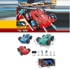 Машина на радіокеруванні (JD 155-15 A) викрутка, USB-кабель, акумулятор 3,7V, пульт 2.4G, парогенератор, підсвічування, музика